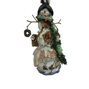Frosty Snowman Figurine with Birdhouse‎ Holiday 11"  Cheryl's Collectibles 2005